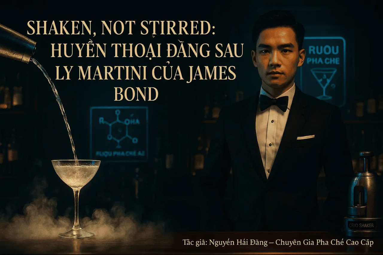 Huyền Thoại Đằng Sau Ly Martini Của James Bond