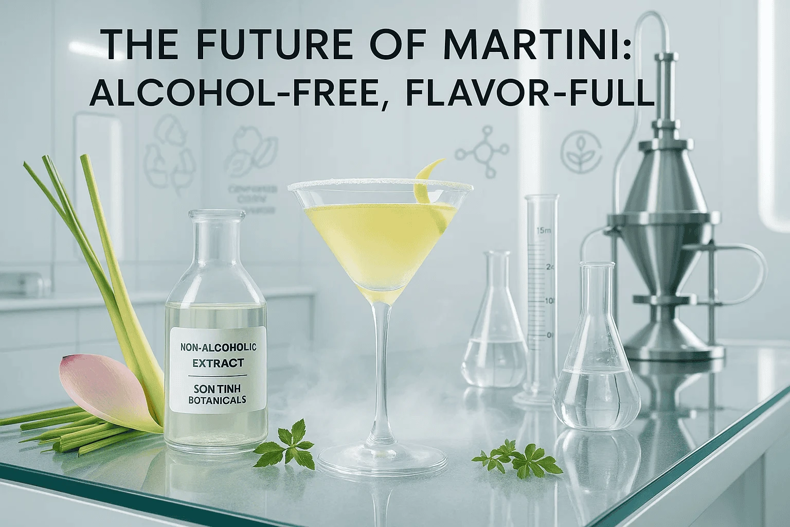 Martini Không Cồn Hoặc Ít Cồn Xu Hướng Mixology Thế Hệ Mới