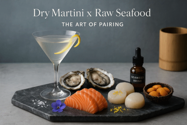 Dry Martini Với Hải Sản Tươi Sống Nghệ Thuật Kết Hợp Đỉnh Cao