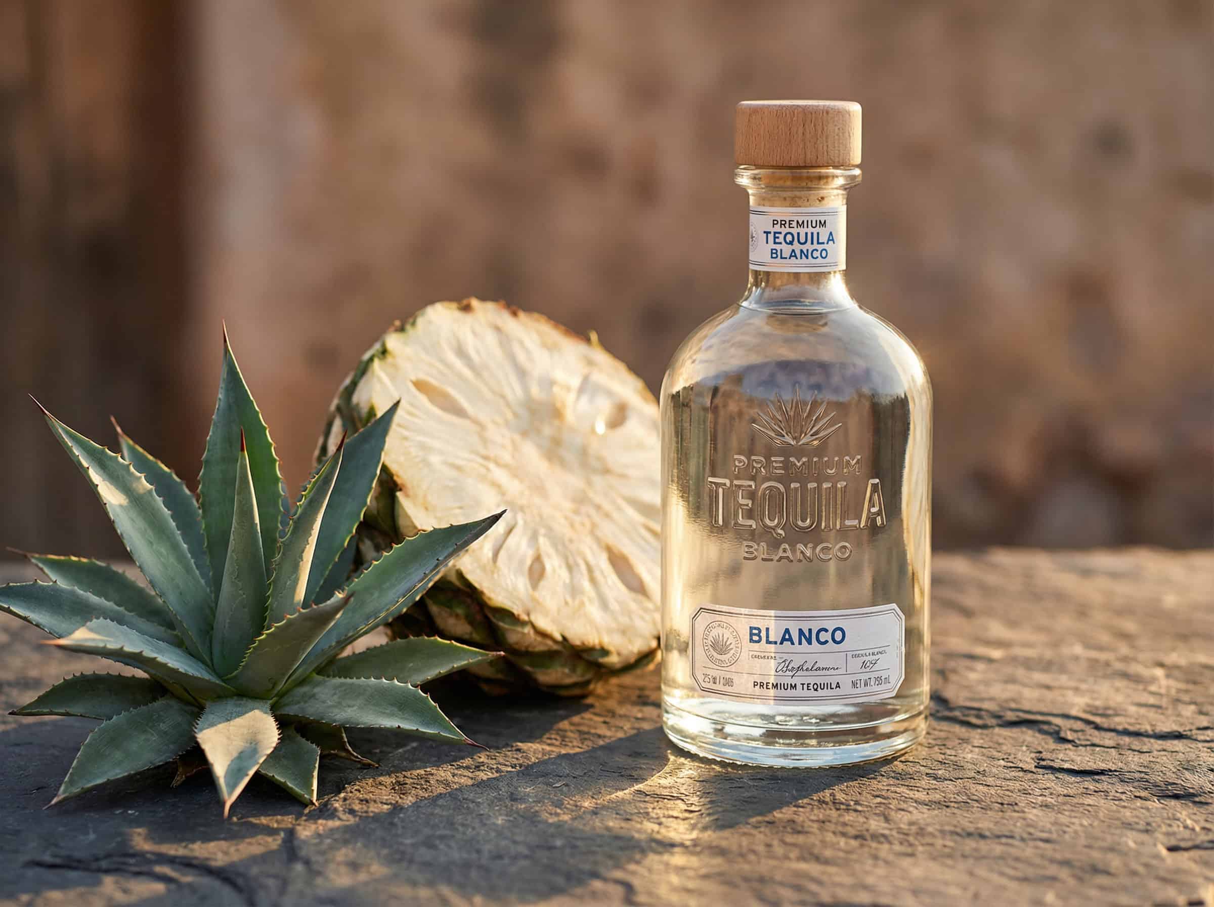 Tequila Blanco 100% agave — nguyên liệu chính cho Margarita chuẩn bar