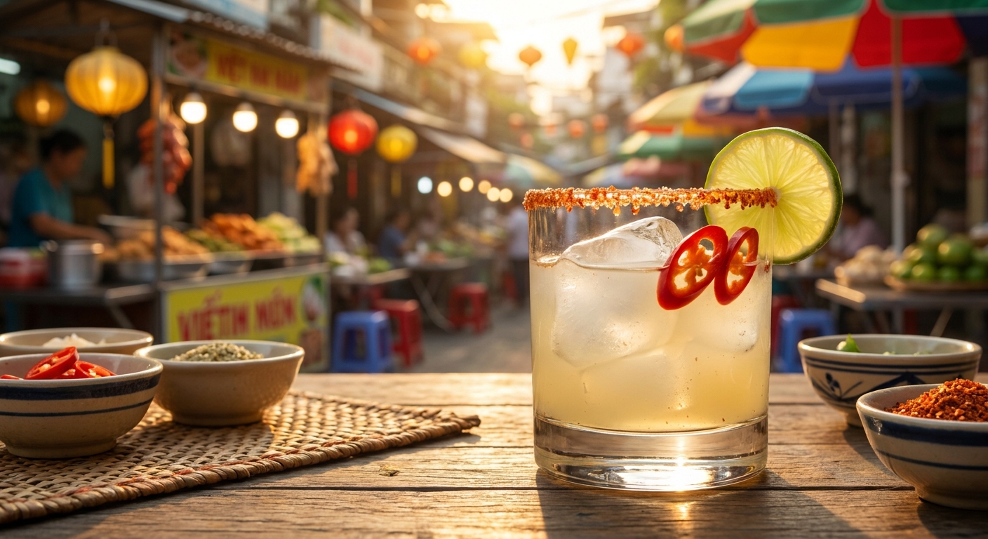 Spicy Margarita muối ớt phong cách Việt Nam