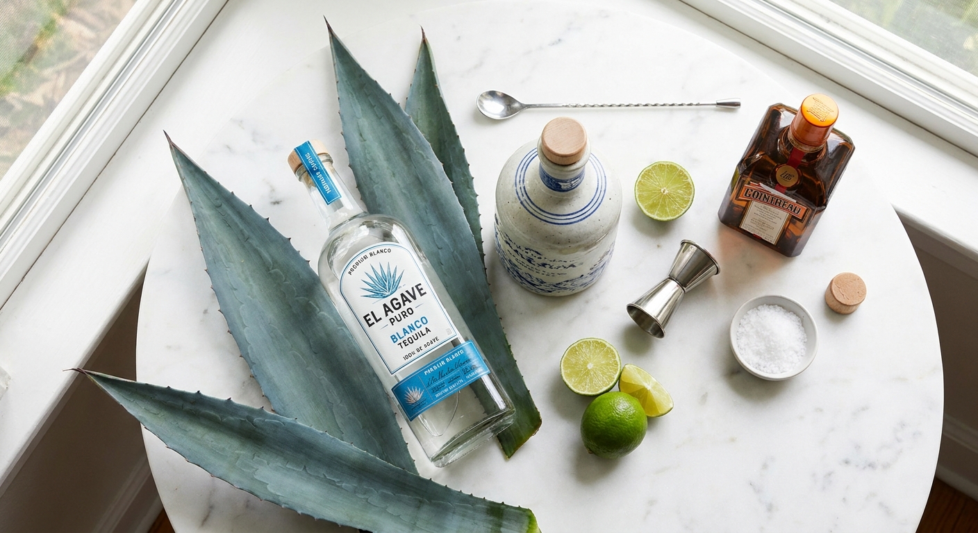 Chọn Tequila Blanco 100% agave để pha Margarita cổ điển - so sánh Jose Cuervo và Patron