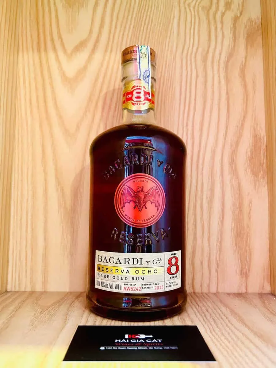 Rượu Bacardi 8 năm Reserva Ocho
