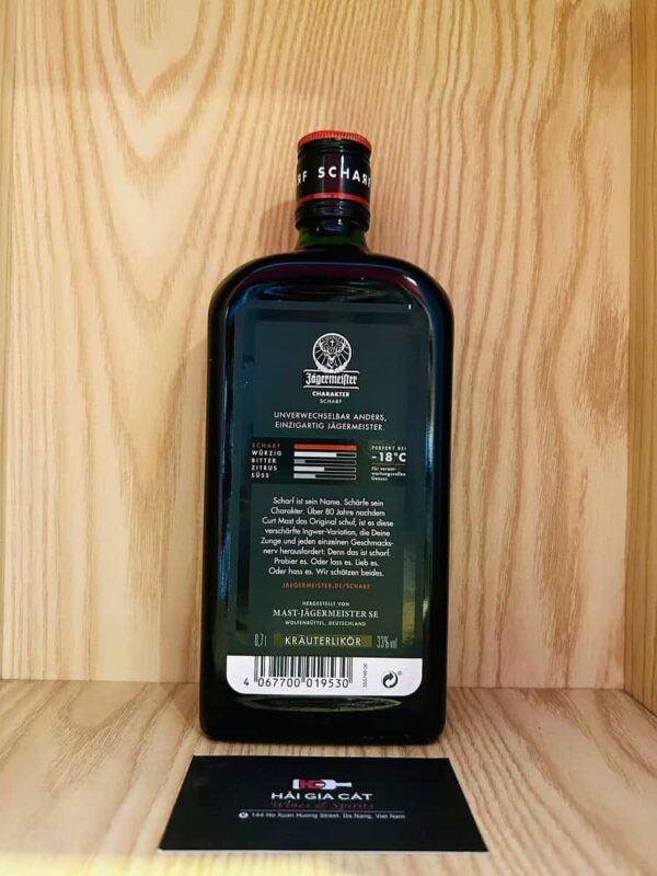 Rượu Jagermeister Scharf Hot Ginger