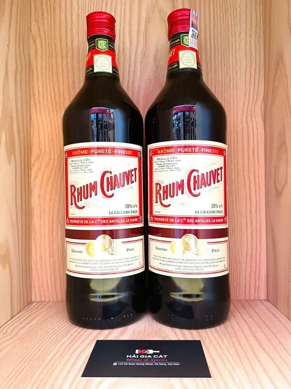 Rượu Rum Chauvet Đỏ 1lit
