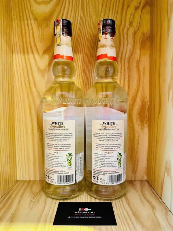 Rượu Rum Negrita White Signature