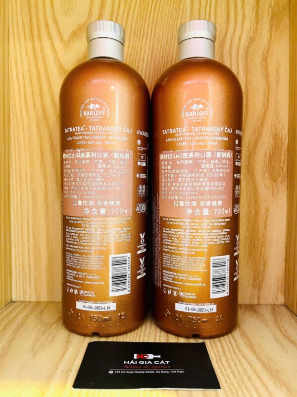 Rượu Tatratea Peach Liqueur 42%