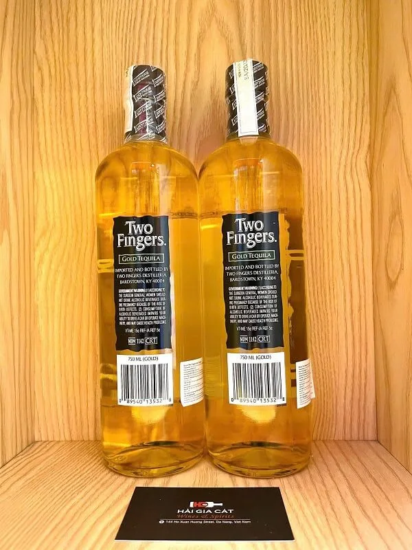 Rượu Two Fingers Gold Tequila