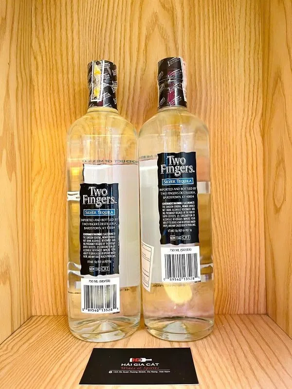 Rượu Two Fingers Silver Tequila