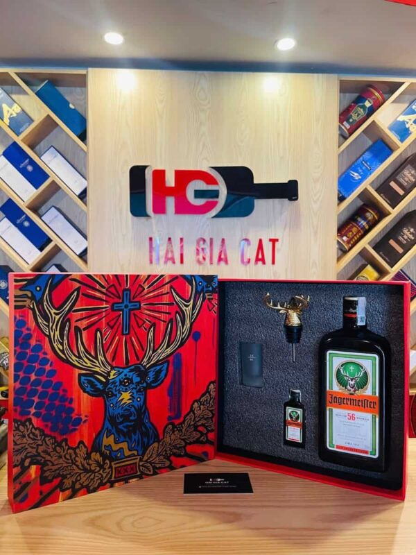 Set hộp quà rượu Jagermeister 01